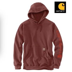 Carhartt Men's Re-Engineered Relaxed Fit Graphic French Terry Hoodie Mens Large